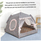 Pet Cat Tent Summer Cave Hut Cat Sleep House For Kitten Puppy Playpen Cage Basket Cat Nesk Kennel Small Dog House Bed