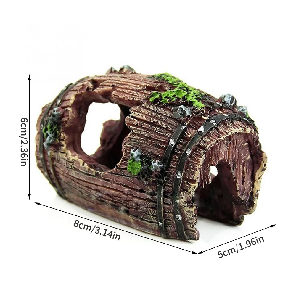 1PC Aquarium landscaping accessories fish tank escape house resin decoration Garden