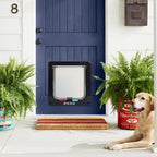 Pet Door with Security Lock Dog Cat Flap Door Gate