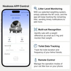 Large Low noise Odor Eliminator App Control Intelligent Electric Self Cleaning Smart Automatic Cat Litter Box