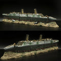 Aquarium Fish Tank Titanic Boat Ornament Shelter