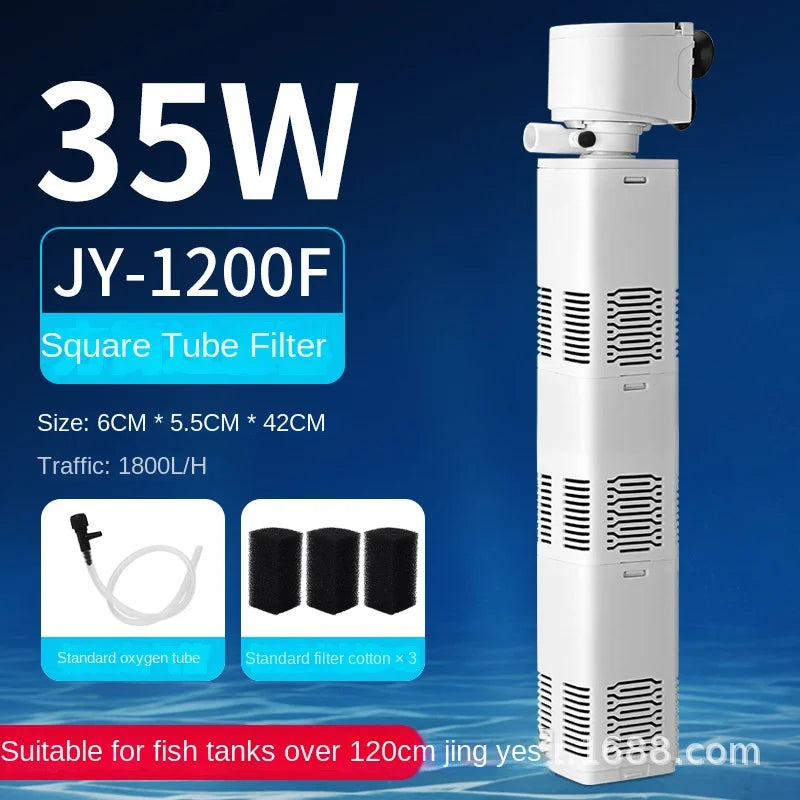 Fish tank Filter Pump Circulation system three in one , Farming, small oxygen pump, built-in small aquarium, silent