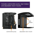 16 Gallon LED BioCube Aquarium Fish Tank Kit for Saltwater Marine + Live Plants