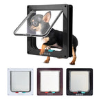 Pet Door with Security Lock Dog Cat Flap Door Gate