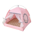 Pet Cat Tent Summer Cave Hut Cat Sleep House For Kitten Puppy Playpen Cage Basket Cat Nesk Kennel Small Dog House Bed