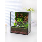 Glass Planter Terrariums with Door, Greenhouse