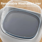 Self Cleaning Litter Box, Open-Top Design, APP Control, Dual Safety Sensors, Suitable for Multi-cat