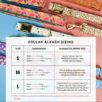 Luxury Colorful Season Adjustable Dog Collar And Leash Set For Small Medium Large Dogs