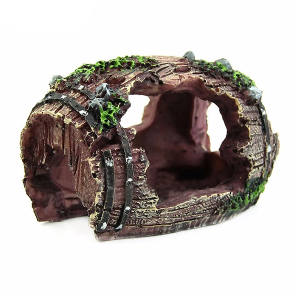 1PC Aquarium landscaping accessories fish tank escape house resin decoration Garden