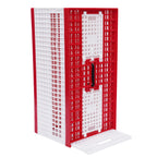 3-Door Foldable Red Pigeon Cage with Handle