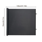 49 Inch Retractable Baby Gate Stair Gate No-Drill Mesh Safety Barrier