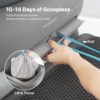 Large Low noise Odor Eliminator App Control Intelligent Electric Self Cleaning Smart Automatic Cat Litter Box
