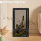 Glass Terrarium Screen Cage Enclosure
