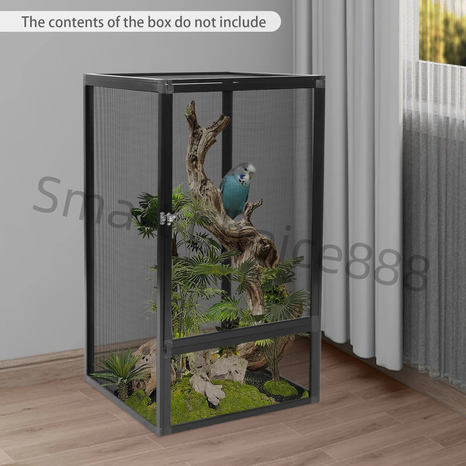 Glass Terrarium Screen Cage Enclosure