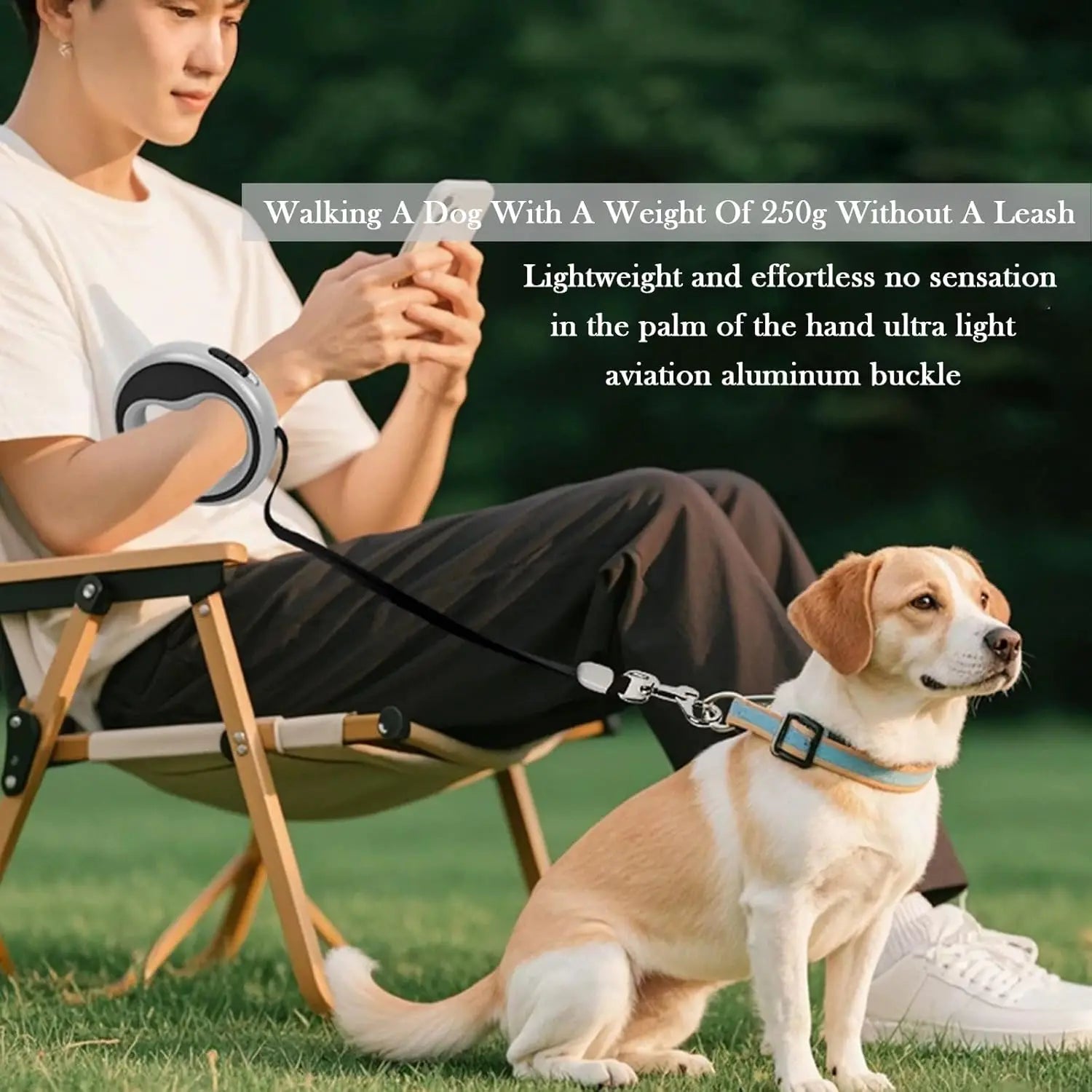 Retractable Dog Lead Heavy-Duty Extendable Dog Leash