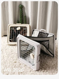 Twist Folding Cat Dog House Pet Travel Cage Car Portable Breathable Cage Oxford Cloth Wear-resistant Travel Bag Crate