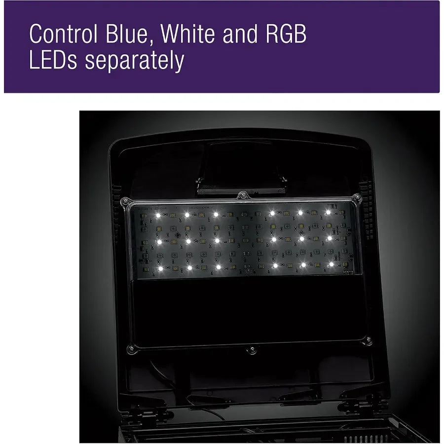 16 Gallon LED BioCube Aquarium Fish Tank Kit for Saltwater Marine + Live Plants