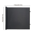 49 Inch Retractable Baby Gate Stair Gate No-Drill Mesh Safety Barrier