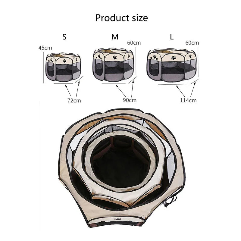 Foldable cats, dog kennels, cats, dogs, breathable fences, tents