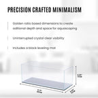 UNS Ultra Clear Rimless Tank with Leveling Mat Included 3.4GAL 13L Capacity
