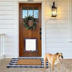Pet Door with Security Lock Dog Cat Flap Door Gate