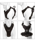 Dog Harness Reflective Chest No Pull Adjustable for Small Medium Large Dogs Outdoor Walking
