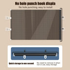 49 Inch Retractable Baby Gate Stair Gate No-Drill Mesh Safety Barrier